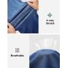 IUGA Stretchy Jeans for Women High Waist Jeggings Tummy Control Skinny Jeans Pull on Leggings with Pockets Trendy Casual(Light Blue, Medium)