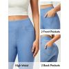 IUGA Stretchy Jeans for Women High Waist Jeggings Tummy Control Skinny Jeans Pull on Leggings with Pockets Trendy Casual(Misty Blue)