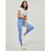 IUGA Stretchy Jeans for Women High Waist Jeggings Tummy Control Skinny Jeans Pull on Leggings with Pockets Trendy Casual(Whiskers Light Wash)