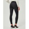 IUGA Stretchy Work Pants for Women Pull on Dress Pants for Women High Waisted Business Casual Outfits with 2 Pockets(Black)