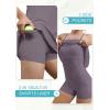 IUGA Tennis Dress for Women Athletic Golf Workout Dress with Built-in Shorts and Bra, Adjustable Straps & Pockets(Mauve)