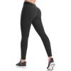 IUGA Thick Fleece Lined Leggings Women High Waist Warm Yoga Pants Winter Workout Thermal Leggings for Women(Black)