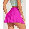 IUGA V Cross Swim Skirt High Waist Tummy Control Beach Vacation Essentials Bathing Suit Swimsuit Tankini Bikini Bottoms(Pink)