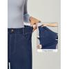 IUGA Wide Leg Jeans Woman Stretchy Pull On Baggy Jeans High Waisted Trendy Womens Jeans Straight Casual Denim Pants(Classic Blue 31″ Inseam)