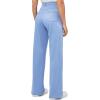 IUGA Wide Leg Jeans Woman Stretchy Pull On Baggy Jeans High Waisted Trendy Womens Jeans Straight Casual Denim Pants(Iceland Blue 31″ Inseam)