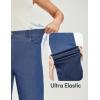 IUGA Wide Leg Jeans Woman Stretchy Pull On Baggy Jeans High Waisted Trendy Womens Jeans Straight Casual Denim Pants(Light Blue 31″ Inseam)