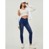 IUGA Women Jeans High Waisted Stretchy Jeans Jeggings for Women Pull on Skinny Jean with Pockets Trendy(Dark Blue)