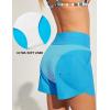 IUGA Womens 5″ Swim Board Shorts Stretchy High Waisted Beach Shorts for Women Quick Dry UPF 50+ Swimsuit Bottoms with Liner(Electric Blue)