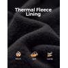 IUGA Women’s Fleece Lined Leggings with Pockets Winter Warm Thermal Leggings for Women High Waisted Yoga Pants(Black)