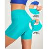 IUGA Womens Swim Shorts Tummy Control Swim Board Shorts UPF 50+ Quick Dry Swimsuits Bottoms for Women with Pockets(Green)