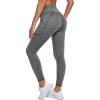 IUGA Fleece Lined Leggings Women Thermal Leggings for Women Winter Warm Tights High Waisted Hiking Yoga Pants with Pockets(Space Dye Gray-2020)