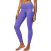 IUGA High Waist Yoga Pants with Pockets, Leggings for Women Tummy Control, Workout Leggings for Women 4 Way Stretch(Lavender)