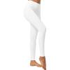 IUGA High Waisted Leggings for Women Running Workout Leggings with Inner Pocket Yoga Pants for Women(Snow)