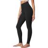 IUGA High Waisted Leggings for Women Tummy Control Buttery Soft Workout Leggings Compression Gym Yoga Leggings(Black)