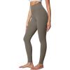 IUGA High Waisted Leggings for Women Tummy Control Buttery Soft Workout Leggings Compression Gym Yoga Leggings(Nomad)