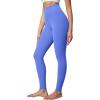 IUGA High Waisted Leggings for Women Tummy Control Buttery Soft Workout Leggings Compression Gym Yoga Leggings(Wild Indigo)
