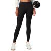 IUGA Jeggings for Women Tummy Control Stretchy Jeans for Women High Waisted Pull on Skinny Jean Leggings with Pockets Trendy(Black)