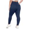 IUGA Stretchy Jeans for Women High Waist Jeggings Tummy Control Skinny Jeans Pull on Leggings with Pockets Trendy Casual(Dark Blue)