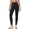 IUGA Women’s Fleece Lined Leggings with Pockets Winter Warm Thermal Leggings for Women High Waisted Yoga Pants(Black)