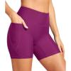IUGA Womens Swim Shorts Tummy Control Swim Board Shorts UPF 50+ Quick Dry Swimsuits Bottoms for Women with Pockets(Magenta Purple)