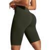 IUGA womens Running Shorts(Olive Green)