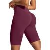 IUGA womens Running Shorts(Wine Red)