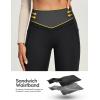 IUGA Compression Fleece Lined Leggings Women No Front Seam Thermal Leggings for Women Tummy Control High Waist Yoga Pants(Black)