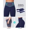 IUGA Flare Leggings for Women Tummy Control Flared Leggings No Front Seam Yoga Pants Women High Waisted Workout Bell Bottoms(Blue)