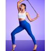 IUGA Invisible Scrunch Butt Lifting Leggings for Women No Front Seam Workout Leggings with Pockets Tummy Control Yoga Pants(Dynamic Blue)