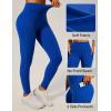 IUGA Invisible Scrunch Butt Lifting Leggings for Women No Front Seam Workout Leggings with Pockets Tummy Control Yoga Pants(Dynamic Blue)