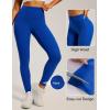 IUGA Invisible Scrunch Butt Lifting Leggings for Women No Front Seam Workout Leggings with Pockets Tummy Control Yoga Pants(Dynamic Blue)