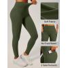 IUGA Invisible Scrunch Butt Lifting Leggings for Women No Front Seam Workout Leggings with Pockets Tummy Control Yoga Pants(Grass Grey Green)