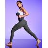 IUGA Invisible Scrunch Butt Lifting Leggings for Women No Front Seam Workout Leggings with Pockets Tummy Control Yoga Pants(Ink Grey)