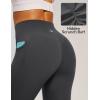 IUGA Invisible Scrunch Butt Lifting Leggings for Women No Front Seam Workout Leggings with Pockets Tummy Control Yoga Pants(Ink Grey)