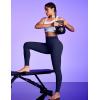 IUGA Invisible Scrunch Butt Lifting Leggings for Women No Front Seam Workout Leggings with Pockets Tummy Control Yoga Pants(Navy Blue)