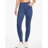IUGA Plus Size Jeans Stretchy Jeans High Waisted Jeggings for Women Tummy Control Pull on Skinny Jean Leggings Trendy Casual(Stormy Blue)