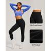 IUGA Scrunch Butt Lifting Leggings for Women No Front Seam Compression Tummy Control Workout Seamless Leggings for Gym Yoga(Black)
