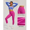 IUGA Scrunch Butt Lifting Leggings for Women No Front Seam Compression Tummy Control Workout Seamless Leggings for Gym Yoga(Pink)