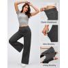 IUGA Wide Leg Jeans Woman High Waisted Pull On Baggy Jeans for Women Stretchy Trendy Womens Jean Straight Casual Denim Pants(Gray)