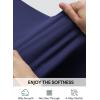 IUGA Wide Leg Yoga Pants for Women Sweatpants with Pockets Yoga Pants Flare Lounge Pants Loose High Waist Comfy Workout Dance(Dark Blue 31″inseam)