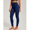 IUGA Womens Hidden Scrunch Butt Lifting Leggings Compression Gym Leggings with Pockets Booty Workout Yoga Pants Tummy Control(Navy Blue)