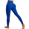 IUGA Invisible Scrunch Butt Lifting Leggings for Women No Front Seam Workout Leggings with Pockets Tummy Control Yoga Pants(Dynamic Blue)