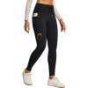 IUGA Women’s Fleece Lined Leggings Water Resistant High Waisted Thermal Leggings Winter Pants with Pockets Running Ski Hiking(Black)