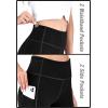 IUGA Bootcut Yoga Pants with Pockets for Women High Waisted Workout Pants Women Flare Yoga Pants Tummy Control(Black)