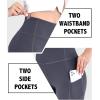 IUGA Bootcut Yoga Pants with Pockets for Women High Waisted Workout Pants Women Flare Yoga Pants Tummy Control(Gray)