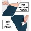 IUGA Bootcut Yoga Pants with Pockets for Women High Waisted Workout Pants Women Flare Yoga Pants Tummy Control(Prussian Blue)