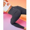 IUGA Butt Lifting Leggings for Women High Waisted Workout Cargo Leggings with Pockets Gym Yoga Pants Tummy Control(Dark Gray)