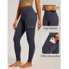 IUGA Butt Lifting Leggings for Women High Waisted Workout Cargo Leggings with Pockets Gym Yoga Pants Tummy Control(Dark Gray)