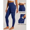 IUGA Butt Lifting Leggings for Women High Waisted Workout Cargo Leggings with Pockets Gym Yoga Pants Tummy Control(Navy Blue)