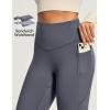 IUGA Fleece Lined Pants Women Thermal Flare Leggings Winter Warm Bootcut Workout Yoga Pants Women with Pockets High Waisted(Grey)